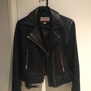 Michael Kors Black Leather Jacket